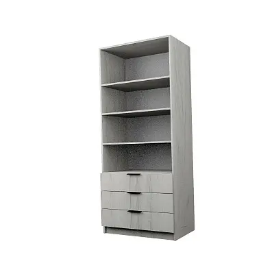 картинка Шкаф ЭКОН распашной 2-х дверный с 3-мя ящиками с полками от магазина КУПИ КУПЕ